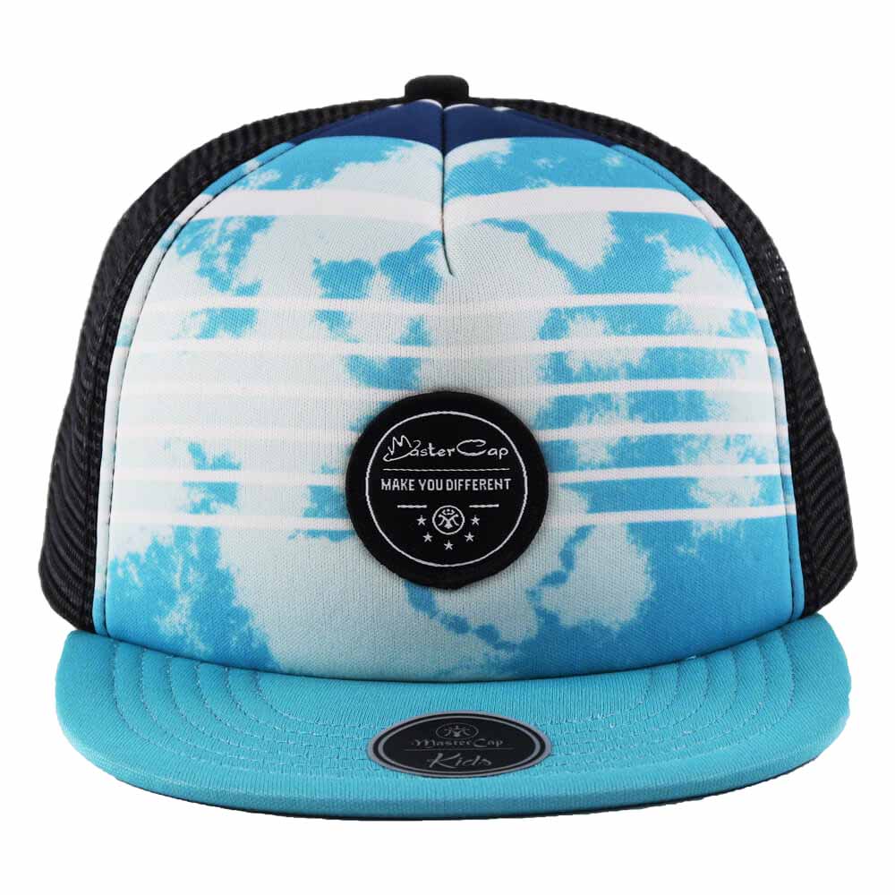 5 Panel Sünger SnapBack Kap Çocuk Şapkası