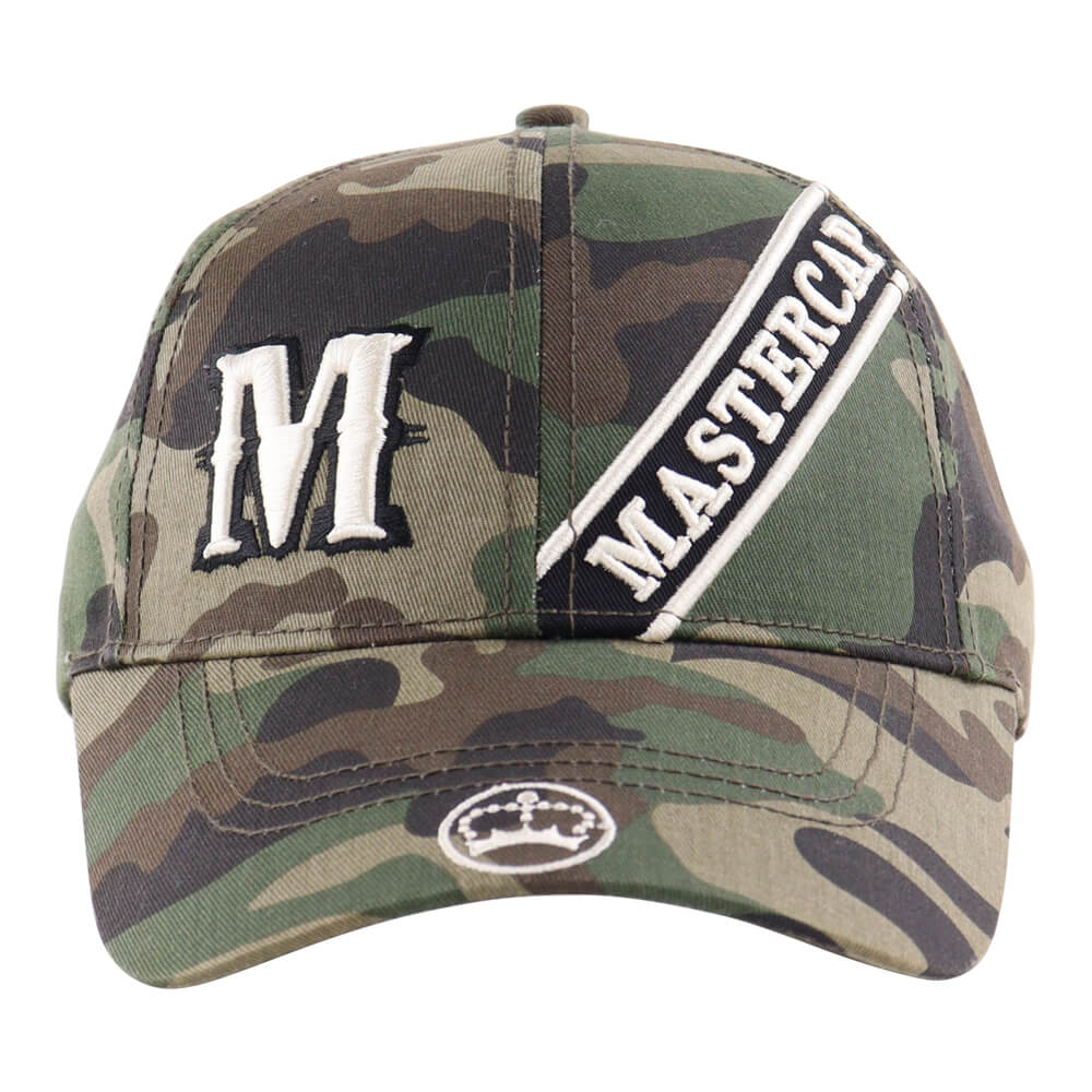 6 Panel Cap Boleh Laras / Cap Camo