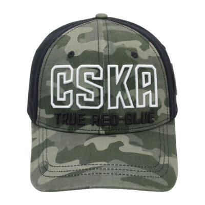 Gorra de béisbol de camuflaje de 6 paneles con EMB 3D