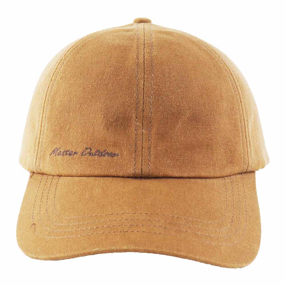 6 Panel Waxed Cotton Dad Hat /Outdoor Cap