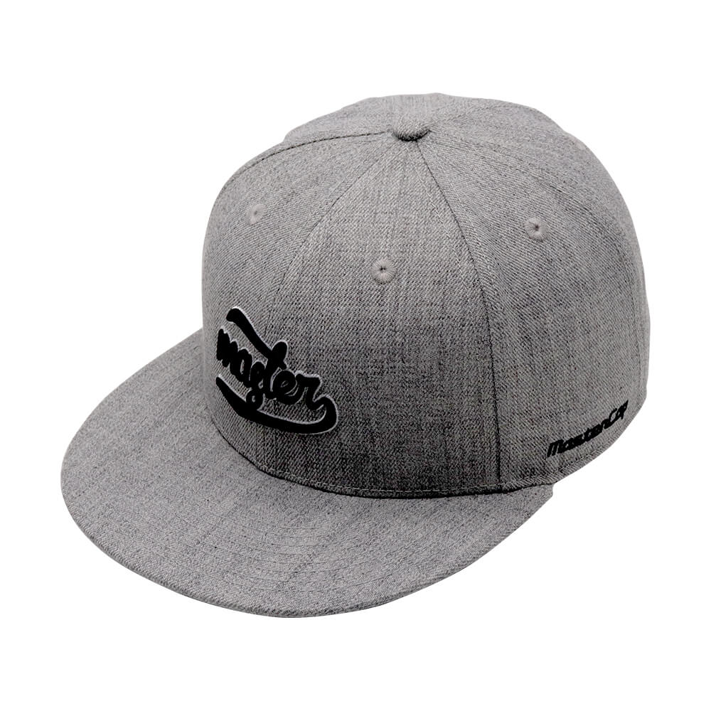6 panel fitted cap with 3D embroidery